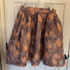 COS Mini Skirt in Mauve and Peach